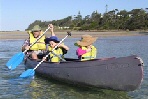 Kayak canoe surfing