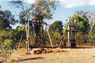 A windlass used in the South Australian Gold Rush.