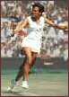 Evonne Goolagong playing tennis